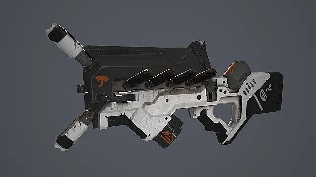 枪   手枪   科幻   黑白   做旧    朋克