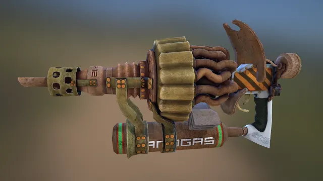 机枪 枪械 武器模型 pbr模型 游戏模型