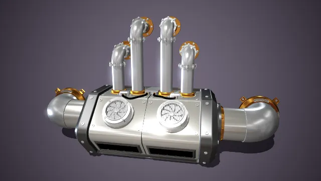 工业 设备 管道 散热扇 处理器