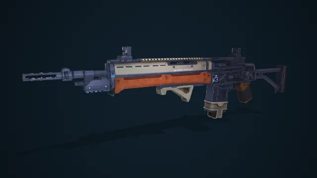 次世代 枪械 硬表面制作