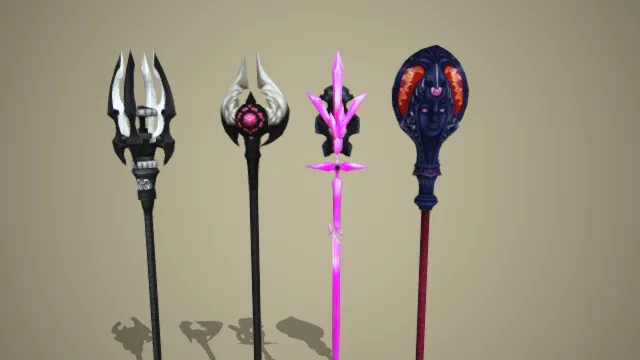 权杖 法杖 装备 武器 魔法道具 游戏工具