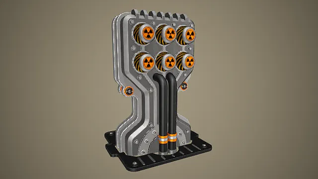 工业机械设备 精准写实3D模型