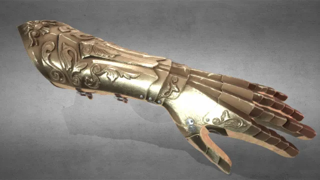 机械手套 防护服(部分)游戏模型 pbr模型 模型