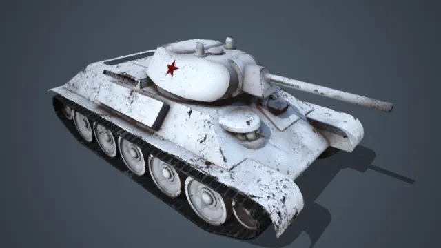 坦克 军事战车 武装战甲 白色车 战争