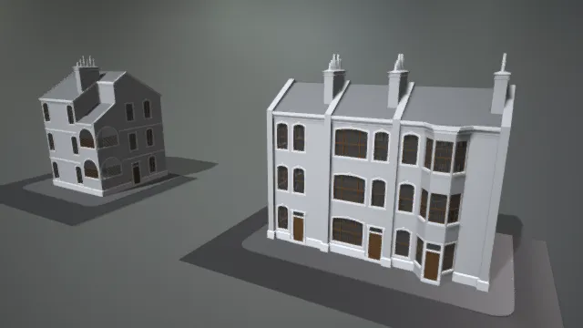 住宅 西方建筑 高楼 中世纪建筑