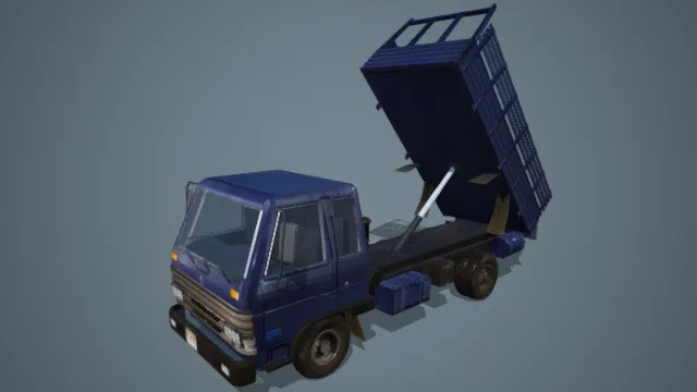 卡车 货运车 小卡 蓝色车辆 货车 运输车辆