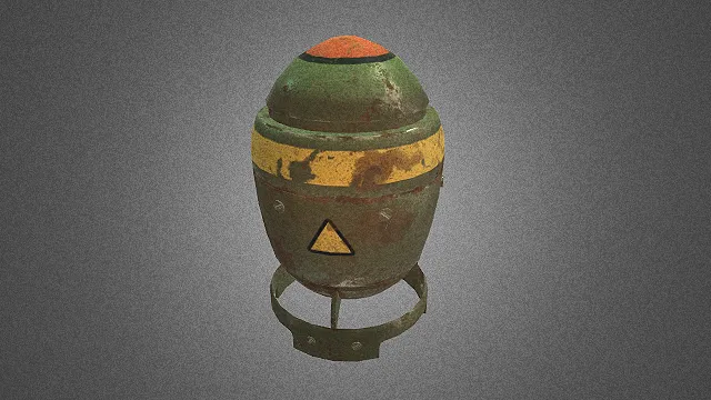 炮弹 武器 pbr模型 游戏模型 武器模型