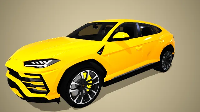 动感黄锋超跑 动感外观 亮眼黄色 酷炫轮毂 流畅线条。