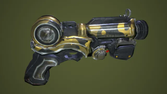 手枪 武器模型 pbr模型 游戏模型