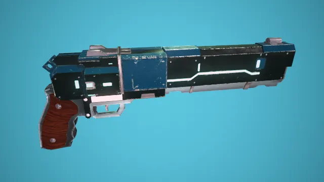 手枪 武器模型 pbr模型 游戏模型