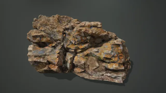 超真实的的石头 山体 海边石头