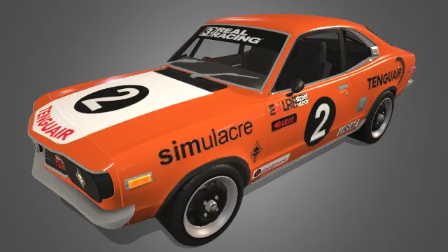 1972年马自达RX-3汽车赛车交通工具