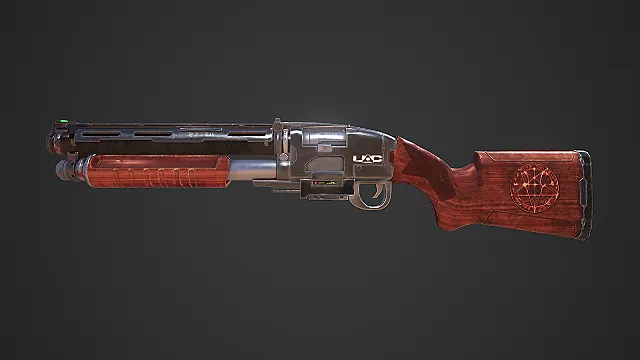 枪 泵动式 散弹枪 朋克 魔幻