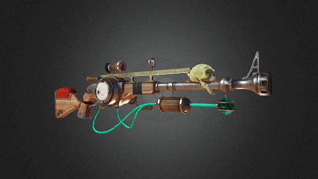 枪 猎枪 科幻 废土朋克 液态子弹