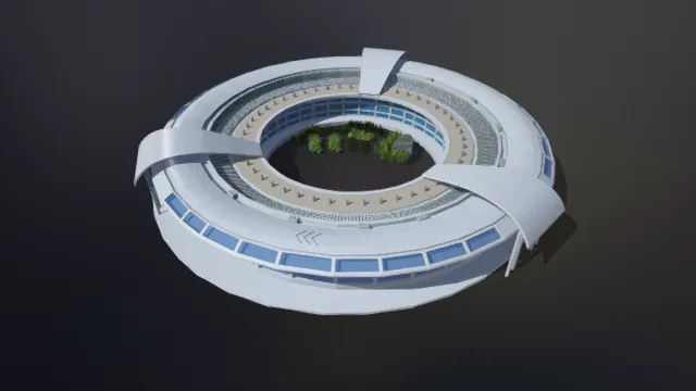 环形建筑 商业建筑 现代建筑