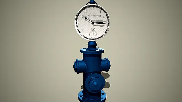 消防栓 消防设备3D模型