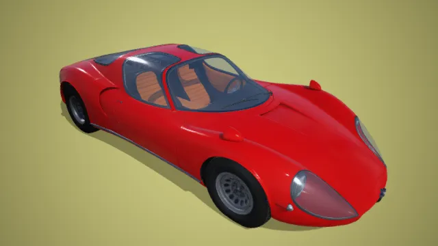 阿尔法车辆 豪车 交通车辆 红色轿车 跑车