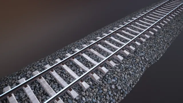 火车轨道 道路 铁路