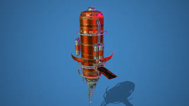 激光枪 枪械 武器模型 pbr模型 游戏模型