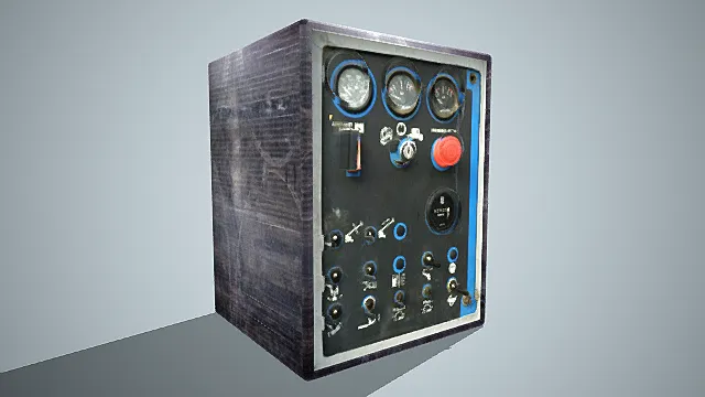 工业电力设配器 3D模型