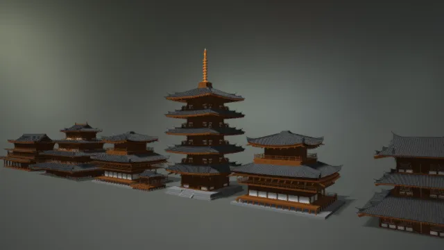 传统建筑  历史建筑  木头房子  幕府时代  日本寺庙