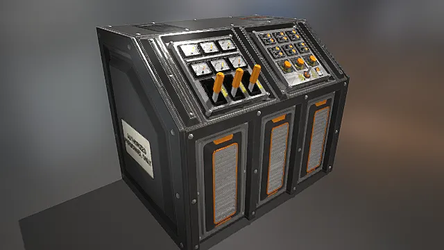 工业模型 操作台 拉杆 仪表 调试器