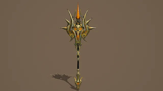 暗黑奇幻风格恶魔战锤3D模型