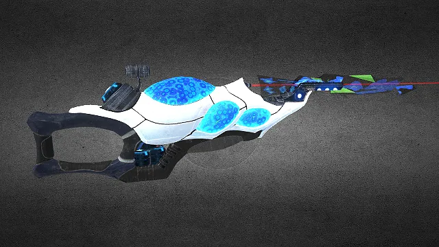 能量枪 枪械 武器模型 pbr模型 游戏模型