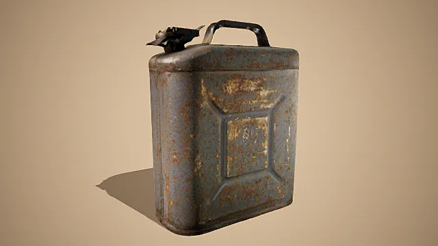 油罐桶 汽油桶 3D模型