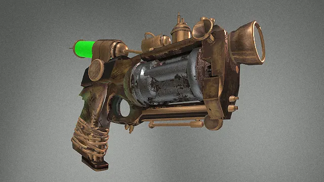 毒气枪 枪械 武器模型 pbr模型 游戏模型