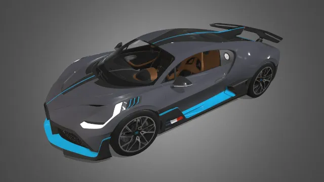 2019布加迪Divo跑车小轿车交通工具