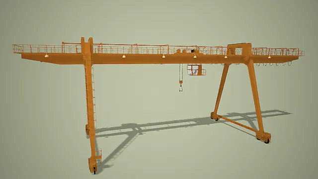 起重机 建筑起重机械模型