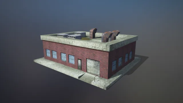 西方建筑 仓库 厂房 工业建筑