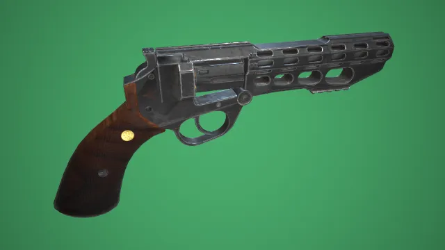 手枪 武器模型 pbr模型 游戏模型