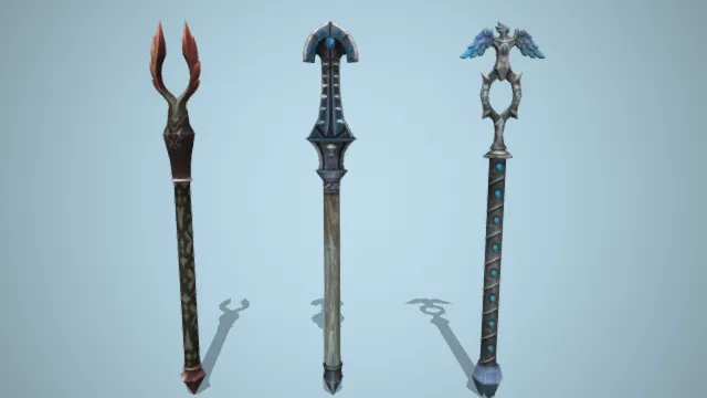 权杖 武器 道具 法杖 魔法工具 游戏装备店