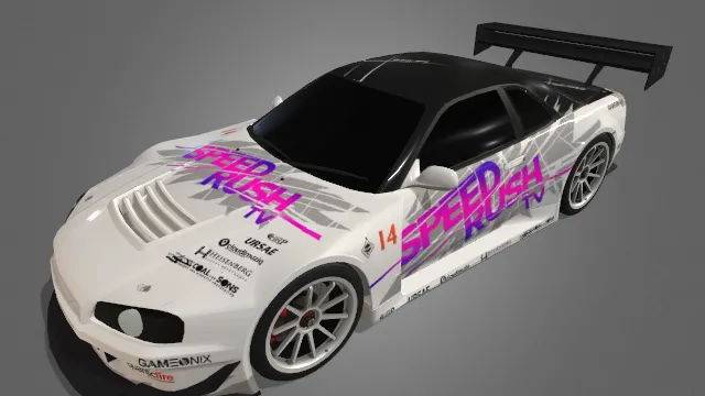 1999日产天际线GT-R(R34)R3赛车汽车交通工具