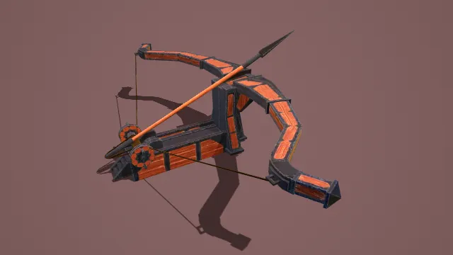 木制重型机械弩投射武器