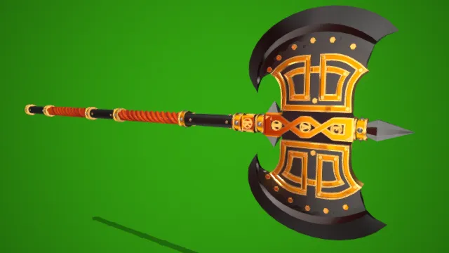 斧钺 武器 冷兵器 pbr模型 游戏模型