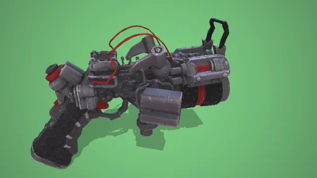 手枪 武器模型 pbr模型 游戏模型