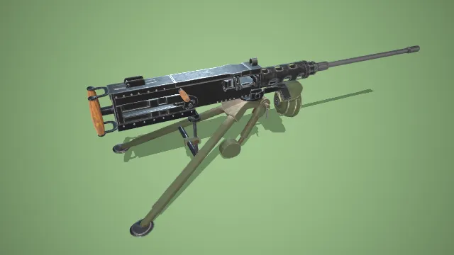 机枪 武器模型 pbr模型 游戏模型
