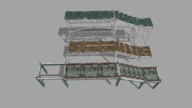 脚手架 工业 建筑 道具