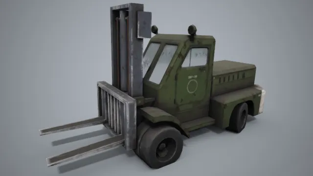 军事叉车 工程车辆 施工汽车