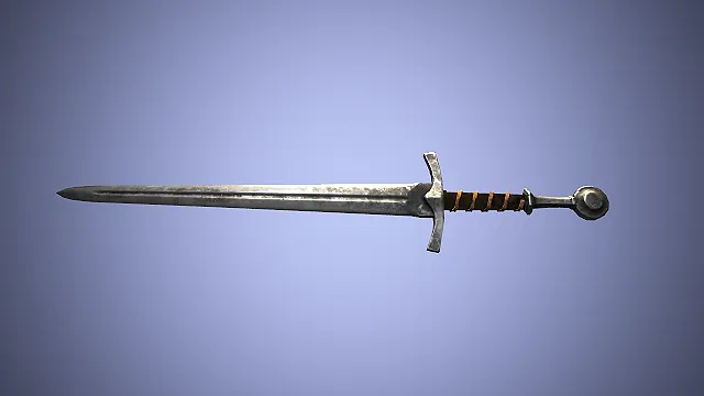 中世纪剑 冷兵器 武器设计 写实风格