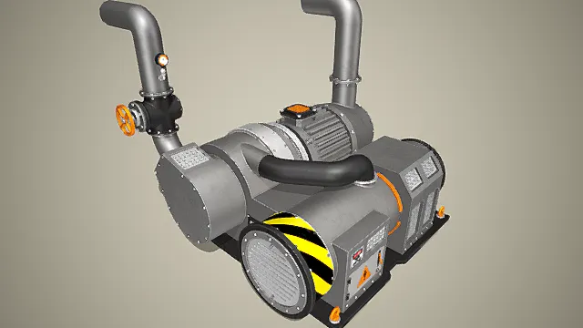 现代工业机械模型 高精度设备 3D模型