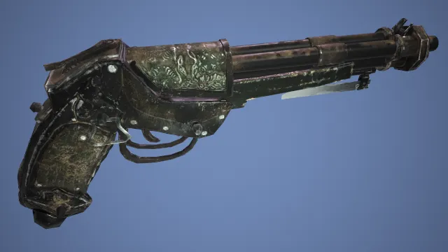 手枪 武器模型 pbr模型 游戏模型