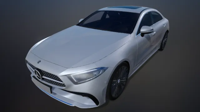 奔驰 白色轿车 家庭车辆 豪车 汽车