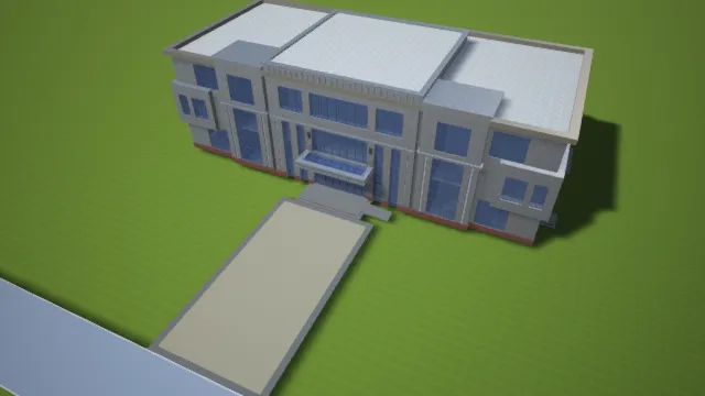 幼儿园 主楼建筑 公共建筑