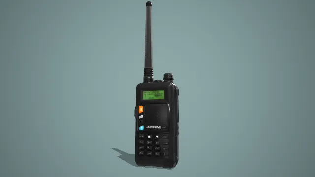 次世代写实手持对讲机模型
