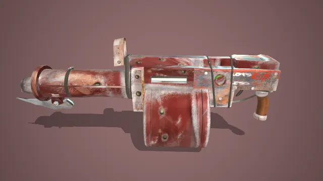 冲锋枪 枪械 武器模型 pbr模型 游戏模型