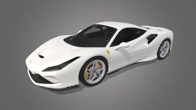 2019法拉利F8致敬版跑车豪车小轿车交通工具